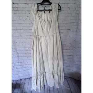 Old Navy Plus Size White Dress Size XXL With Pockets